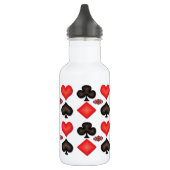 4 As-Spielkarte-Muster 16oz Trinkflasche (Links)