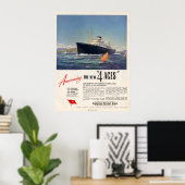 4 Asse 1948 Printwerbung Poster (Heimbüro)