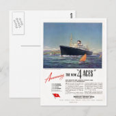 4 Asse 1948 Printwerbung Postkarte (Vorne/Hinten)