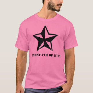 4. August von Juli T-Shirt