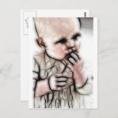 4 - Baby Dark Gear Postkarte (Vorne/Hinten)