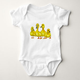 4 Baby Ducklings Onsie Baby Strampler
