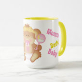 #4 Baby Dusche Combo-Tasse Tasse (VorderseiteRechts)