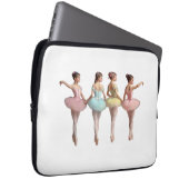 4 bailarinas con tutús rosa, amarillo, verde dulce laptopschutzhülle (Vorne Rechts)