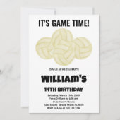 4 Balls Volleyball Geburtstag Einladungen (Vorderseite)