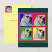 4-BARRELL BULLDOG PARA LLEVAR POSTKARTE (Vorne/Hinten)