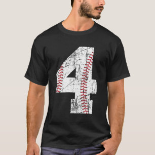 4. Baseball 4 Vier T-Shirt