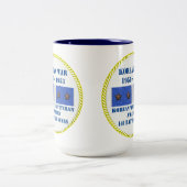 4 BATTLE STARS KOREAN KRIEG VETERAN ZWEIFARBIGE TASSE (Mittel)