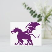 4-Beindrache Postkarte (Stehend Vorderseite)