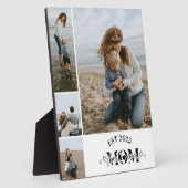 4 Benutzerdefinierte Fotocollage Beste Mutter über Fotoplatte (Seite)