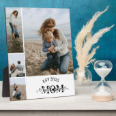 4 Benutzerdefinierte Fotocollage Beste Mutter über Fotoplatte (Seite)