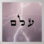 4 Beseitigung der Negativität - 72 Namen Gottes Poster (Vorne)