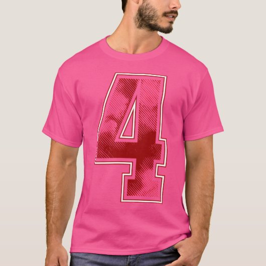 4 Besondere Nummer T-Shirt (Vorderseite)