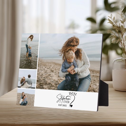 4 Best Stepmom Ever Custom Photo Collage  Fotoplatte