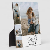 4 Best Stepmom Ever Custom Photo Collage Fotoplatte (Seite)