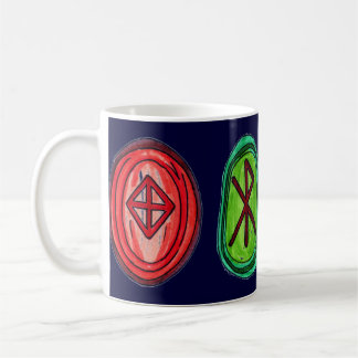 4 Bindungs-Rune-Tasse Kaffeetasse