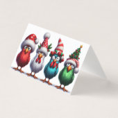 4 BIRDS Folded Card (Vorderseite)