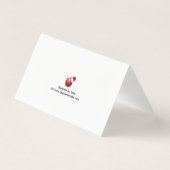 4 BIRDS Folded Card (Rückseite)