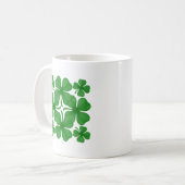 4 Blatt Klee Kaffeetasse (Vorderseite Links)