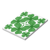4 Blatt Klee Notizblock (Rotiert)