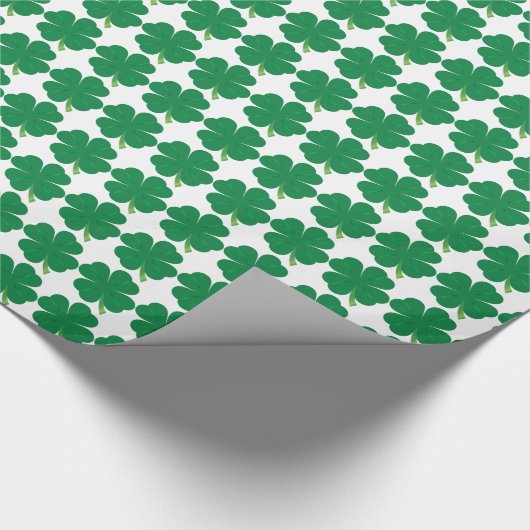 4 Blatt-Klee-Packpapier Geschenkpapier (Ecke)