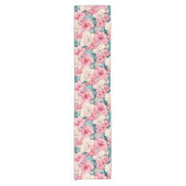 4 Blumenmuster Kurzer Tischläufer (Vorderseite)