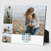 4 Boy Mama Custom Photo Collage Fotoplatte (Seite)