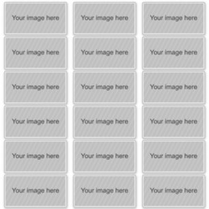 4" breite Aufkleber - 18 Aufkleber