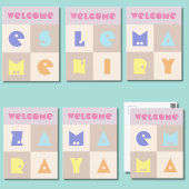 4 Buchstaben Geburtsgeburt Kind Name Karte Gratula