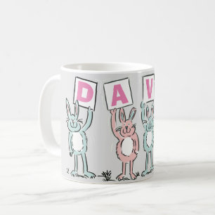 4 Buchstabenname Fun Kanbit Design Kaffeetasse