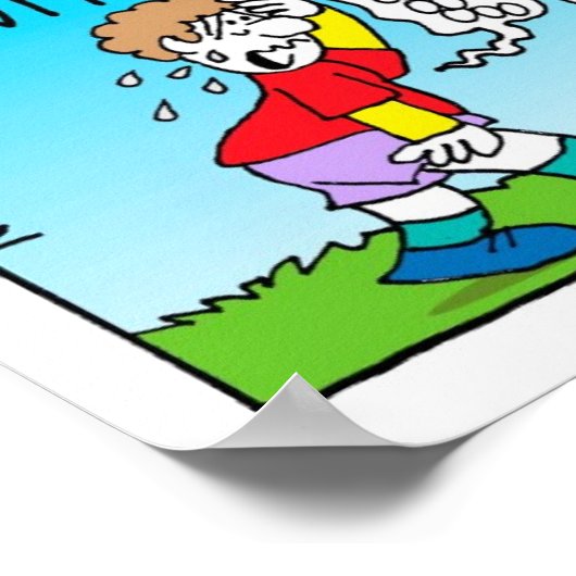 4 Bühnen Judenübung Poster (Ecke)