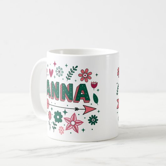 4 Color Anna 1 Kaffeetasse (Vorderseite Links)