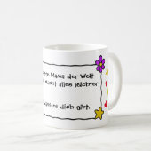 4 Color Doodle Frame 2 - eigener Text Kaffeetasse (VorderseiteRechts)