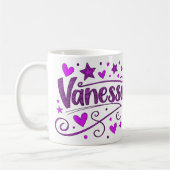 4 Color Vanessa 1 - Doodle Kaffeetasse (Links)