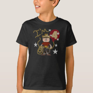 4. Cowboy-Geburtstags-T-Shirts und Geschenke T-Shirt
