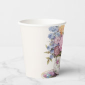 4 Cups Blume Pappbecher (Vorderseite)