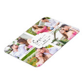 4 Custom Minimalist-Fotos Modern Collage Wedding Magnet (Linke Seite)