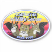 4" CWC-Aufkleber - Design von Iain Wade Aufkleber (Vorderseite)