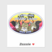 4" CWC-Aufkleber - Design von Iain Wade Aufkleber (Blatt)