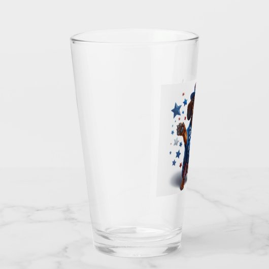 4. Dackel Bier Glas (Rechts)