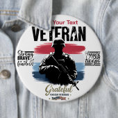 #4 Dankbar für unsere Veteranen Button (Beispiel)