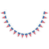 4. der Juli-US Flaggefahne Wimpelkette (Alle)