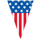 4. der Juli-US Flaggefahne Wimpelkette (Dritte Fahne)