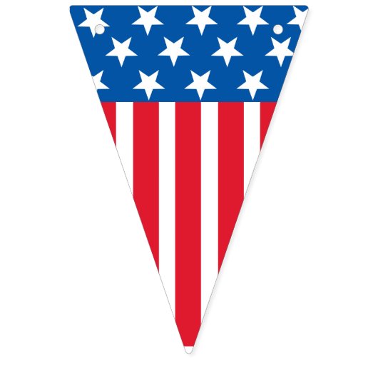 4. der Juli-US Flaggefahne Wimpelkette (Zweite Fahne)