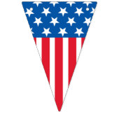 4. der Juli-US Flaggefahne Wimpelkette (Erste Fahne)