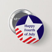 4. der roten weißen blauen Gewohnheit des Button (Vorne & Hinten)