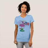 4. des Juli-Flamingo-Shirts T-Shirt (Vorne ganz)