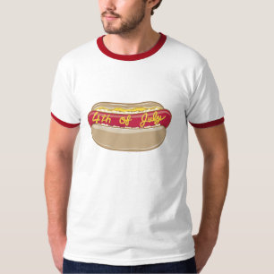 4. des Juli-Würstchen-T - Shirt