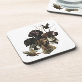 4 Deutsche Kurzzeigerfarben Getränkeuntersetzer (Linke Seite)