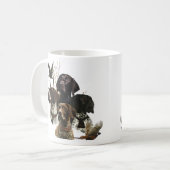 4 Deutsche Kurzzeigerfarben Kaffeetasse (Vorderseite Links)